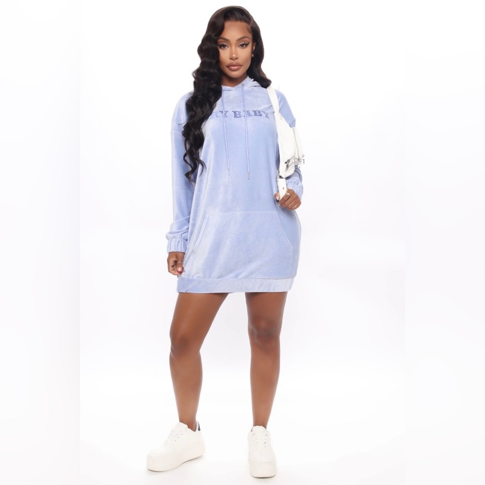 Cry Baby Sweatshirt Mini Dress
